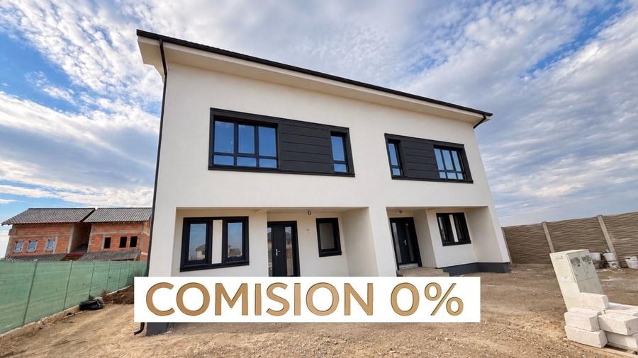 Duplex cu 4 camere cu Canalizare în Săcălaz