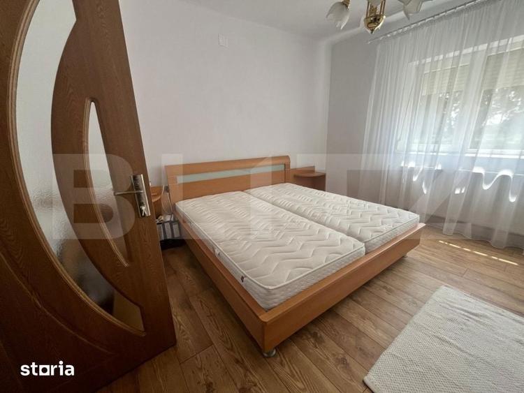 Casa de inchiriat, 110 mp, 2 dormitoare, curte si parcare, Calea Cluju - 15