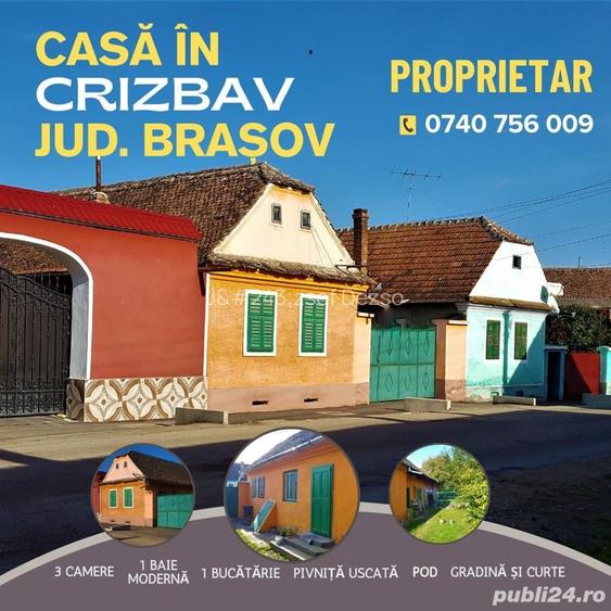 Proprietar vand casa in Crizbav, jud. Bra?ov