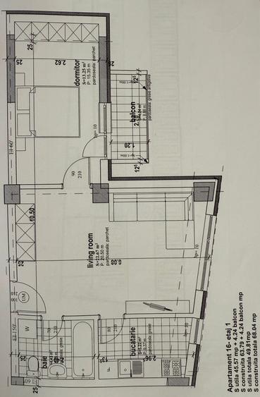 Apartament cu 2 camere în Ferdinand