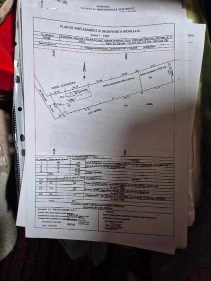 Casă individuală cu 4 camere cu Teren 4683 Mp în Văleni
