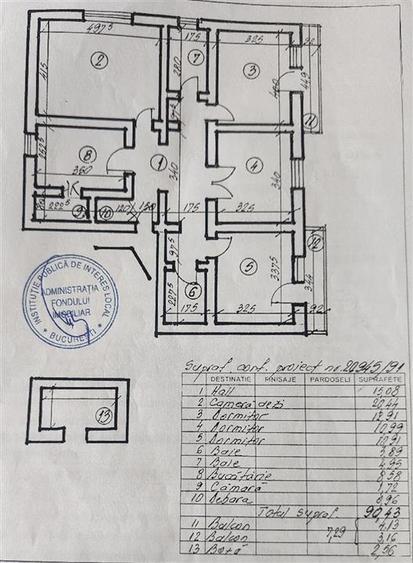 Apartament cu 4 camere decomandat, mobilat în Olteniței