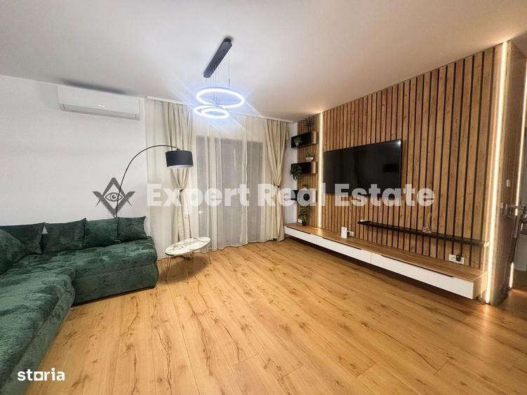 Apartament cu 2 camere semidecomandat în Tunari