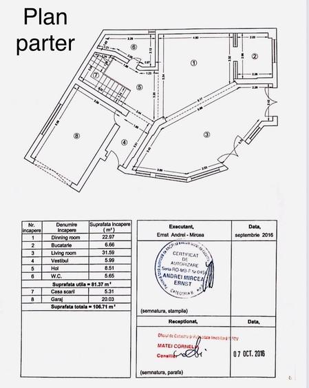 Casă individuală cu 4 camere cu Garaj în Corbeanca