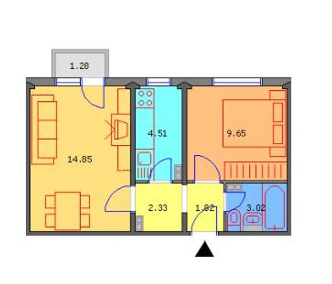 Apartament cu 2 camere decomandat în Drumul Taberei