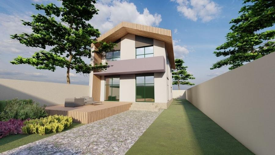 Casă individuală cu 4 camere cu Teren 366 Mp în Săftica