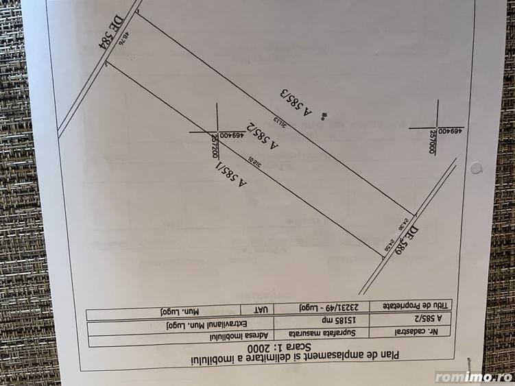 Teren de 15185 mp, în Central