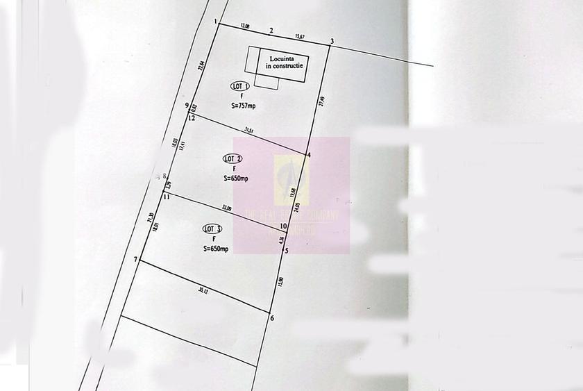 Casă cu 3 camere în Central