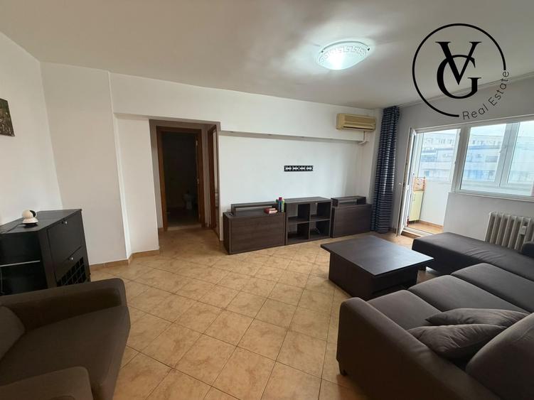 Apartament cu 2 camere semidecomandat, mobilat în Mihai Bravu
