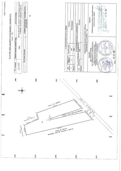 Teren Construcții intravilan de 6453 mp, în Sud