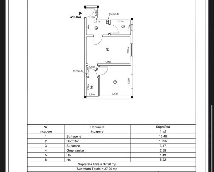 Apartament de vanzare Tecuci - 1