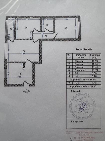 Apartament cu 3 camere semidecomandat, mobilat în Crângași