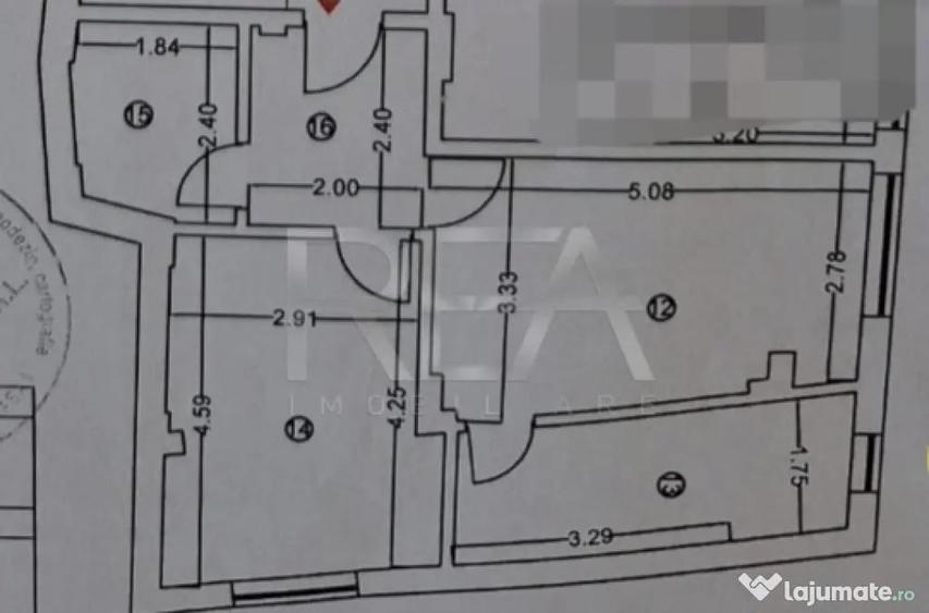 Apartament cu 2 camere decomandat în Crângași