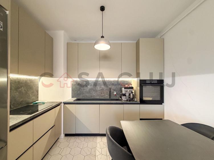 Apartament cu 2 camere semidecomandat, mobilat în Mărăști