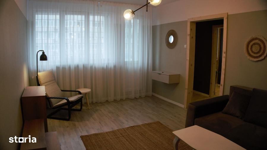 Apartament cu 2 camere, mobilat în 1 Mai