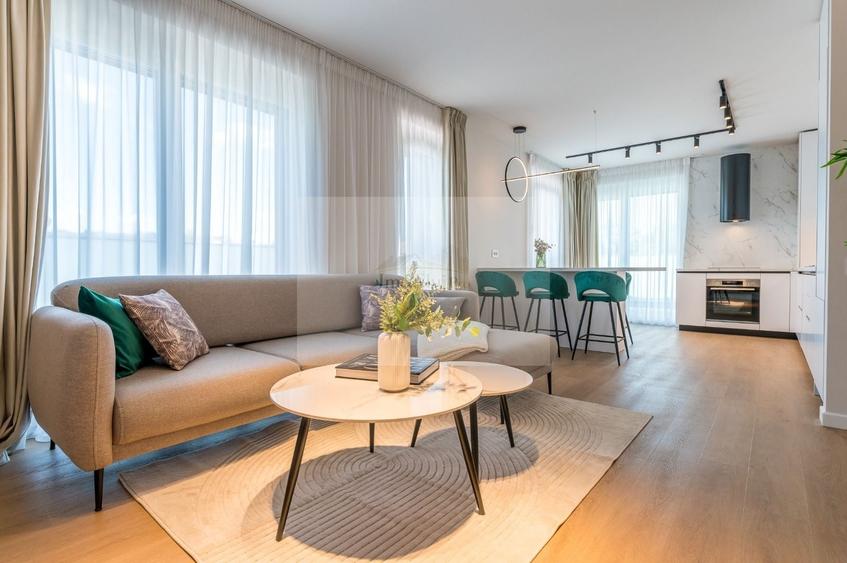 Apartament cu 3 camere, mobilat în Zorilor