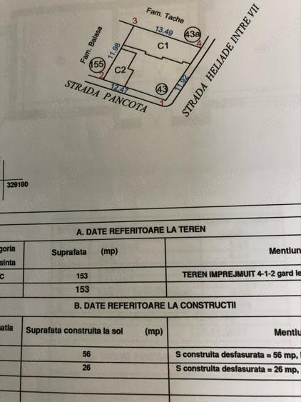 Casă cu 3 camere cu Teren 153 Mp în Doamna Ghica