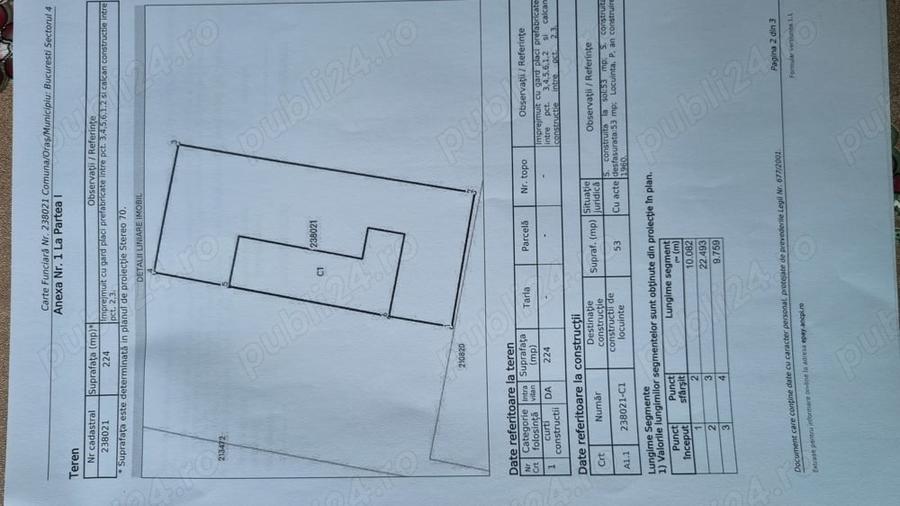 Casă cu 4 camere cu Teren 224 Mp în Central
