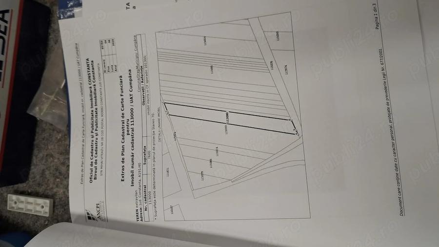 Teren de 7600 mp, în Cumpăna