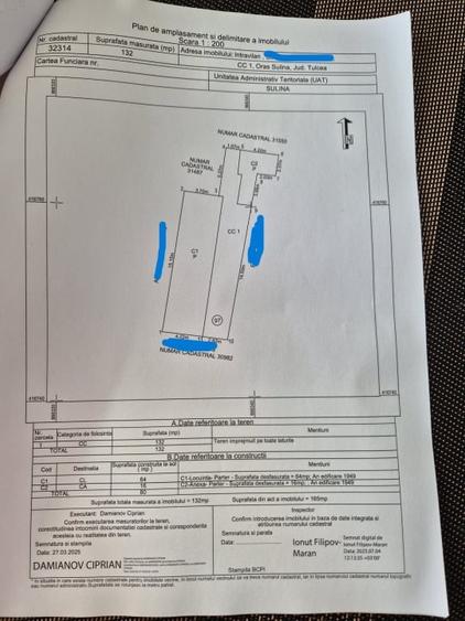 Casă individuală cu 4 camere cu Teren 132 Mp în Central