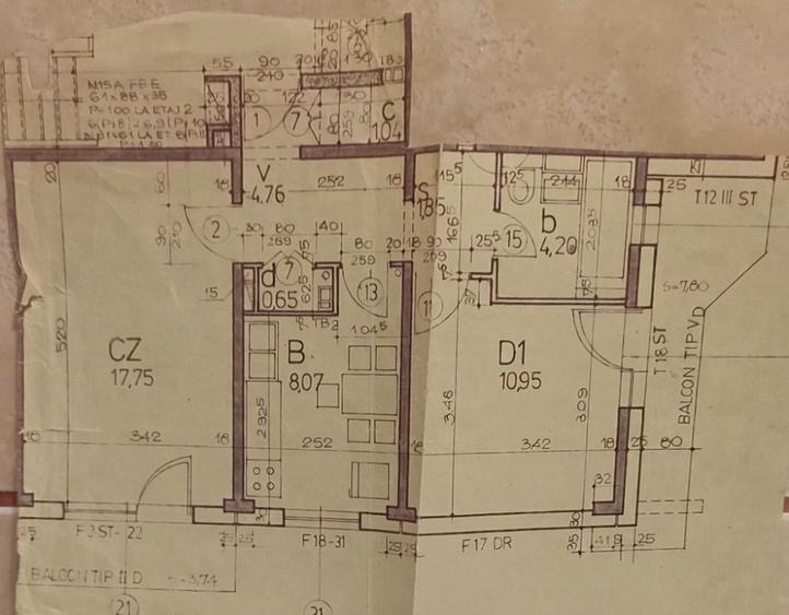 Apartament cu 2 camere decomandat în Răcădău