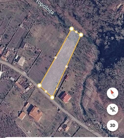Teren de 2527 mp, în Schitu Topolniței