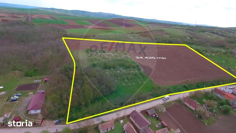 Teren de 34425 mp, în Moldovenești