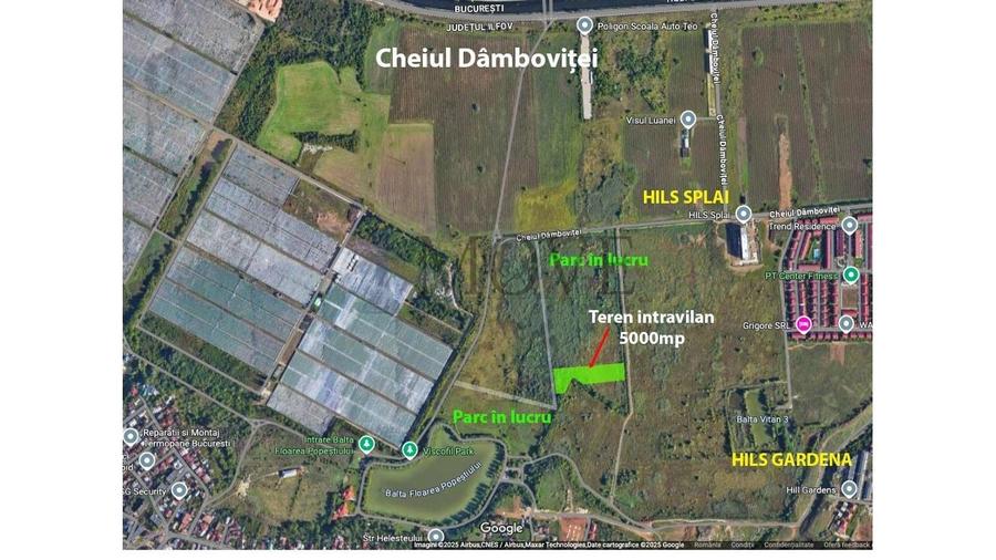 Teren agricol intravilan de 5000 mp, în Sud