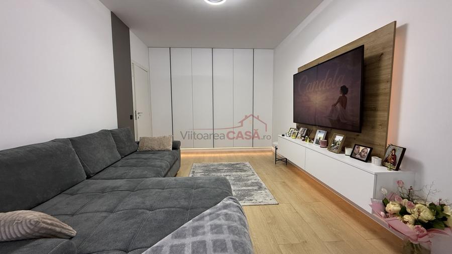 Apartament cu 3 camere semidecomandat, mobilat în Chitila