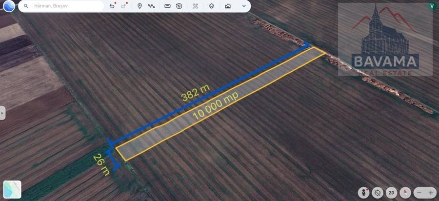 Teren Construcții extravilan de 10000 mp, în Hărman