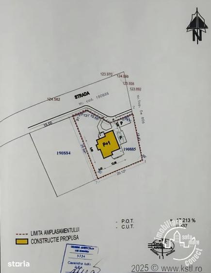Teren de 408 mp, în Burdea