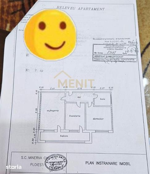 Apartament cu 2 camere decomandat în Sud