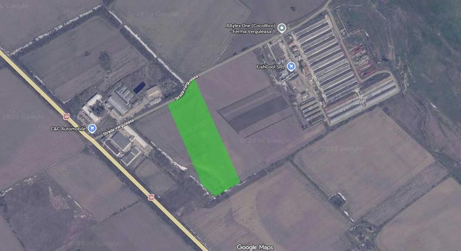 Teren de 46000 mp, în Exterior Vest