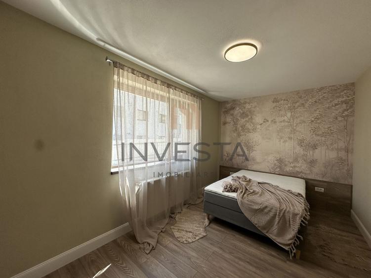 Apartament cu 3 camere semidecomandat, mobilat în Borhanci