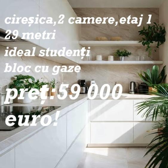 cireșica-2 camere,etaj 1 - 1
