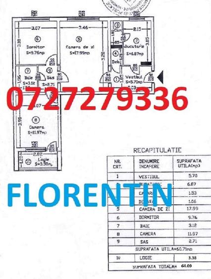 Apartament cu 3 camere semidecomandat în Drumul Taberei — fotografia 1