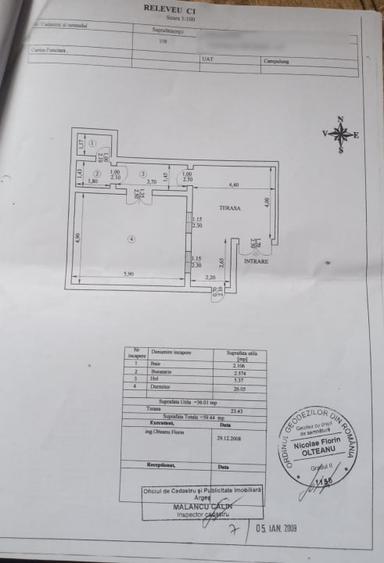 Duplex cu 5 camere cu Canalizare în Mușcel