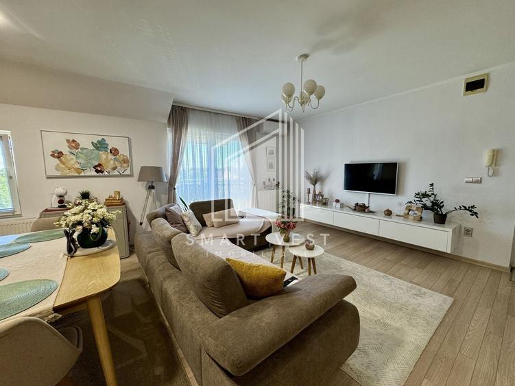 Apartament cu 3 camere decomandat, mobilat în Semicentral