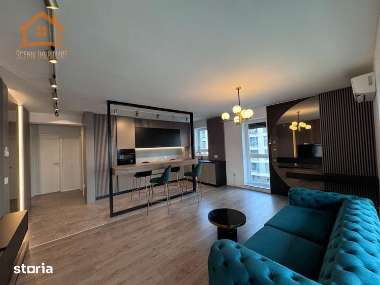 Apartament cu 2 camere, mobilat în Tractorul