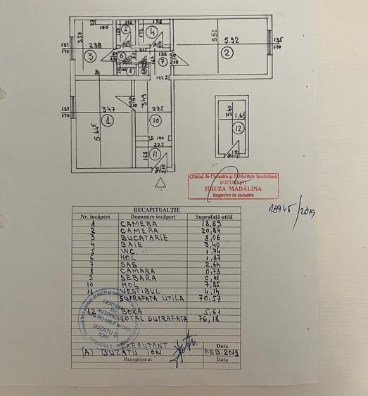 Apartament cu 2 camere decomandat în Vatra Luminoasă