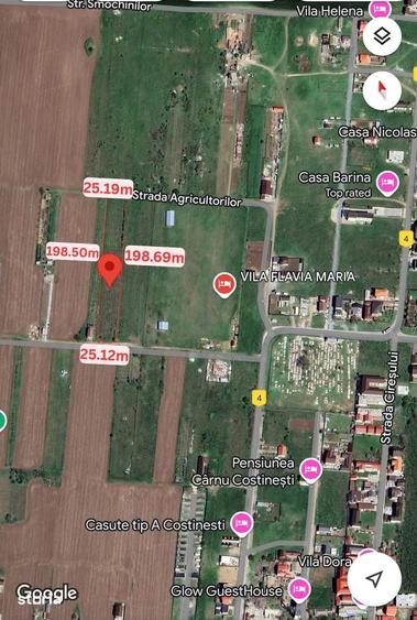 Teren de 5000 mp, în Central