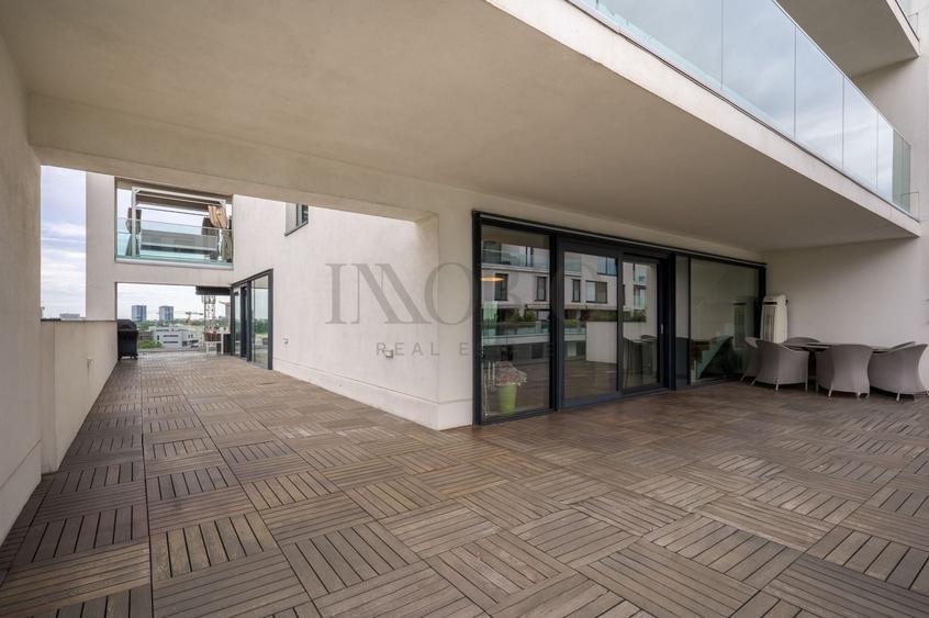 Apartament cu 4 camere, mobilat în Herăstrău