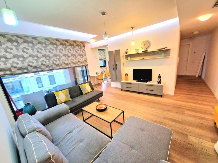 Apartament cu 2 camere semidecomandat, mobilat în Herăstrău