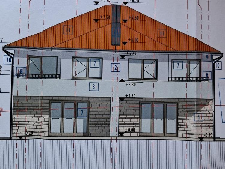 Duplex cu 4 camere cu Garaj în Feleacu