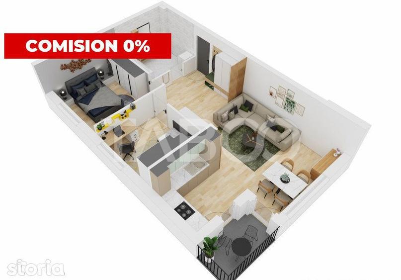 Apartament cu 3 camere în Vasile Aaron