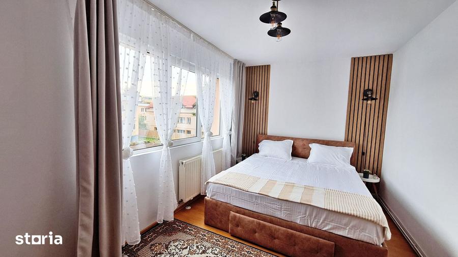 Piata Astra, apartament 3 camere mobilat si utilat complet, 550euro - 2