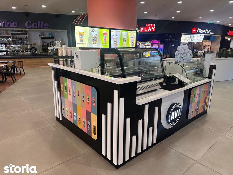 De vanzare insula Bubble Tea mall Buzau - super afacere - 2