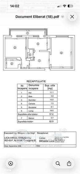 Apartament cu 2 camere decomandat în Țigarete