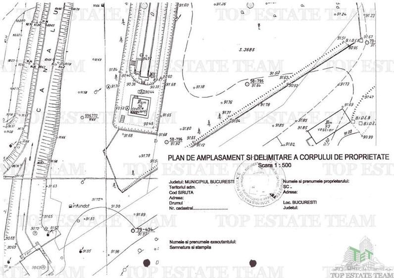 Teren Construcții intravilan de 3771 mp, în Lacul Morii