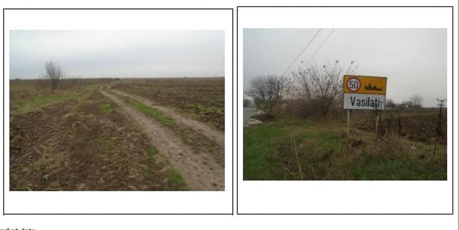 Teren Construcții extravilan de 7100 mp, în Vasilați